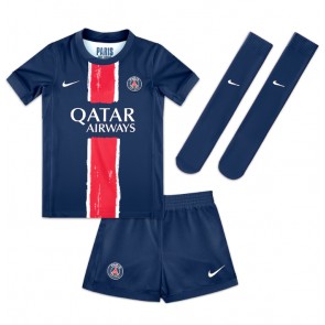 Billiga Paris Saint-Germain Fabian Ruiz #8 Hemmatröja Barn 2024-25 Kortärmad (+ Korta byxor)